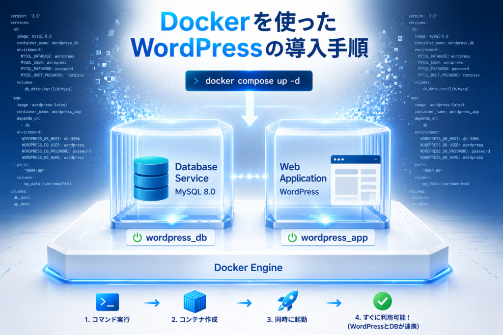 Dockerを使ったWordPressの導入手順