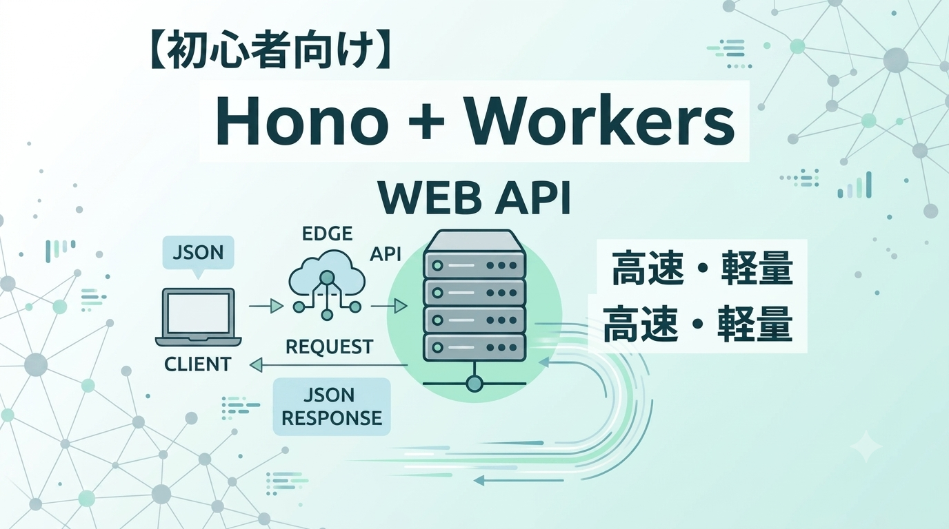 初心者向けhonoとworkersを使ったwebアプリの概要