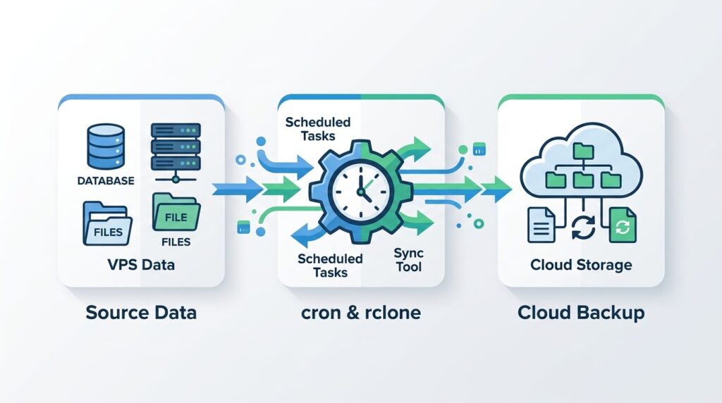 rcloneを使ったVPSデータのクラウドへのバックアップの概要